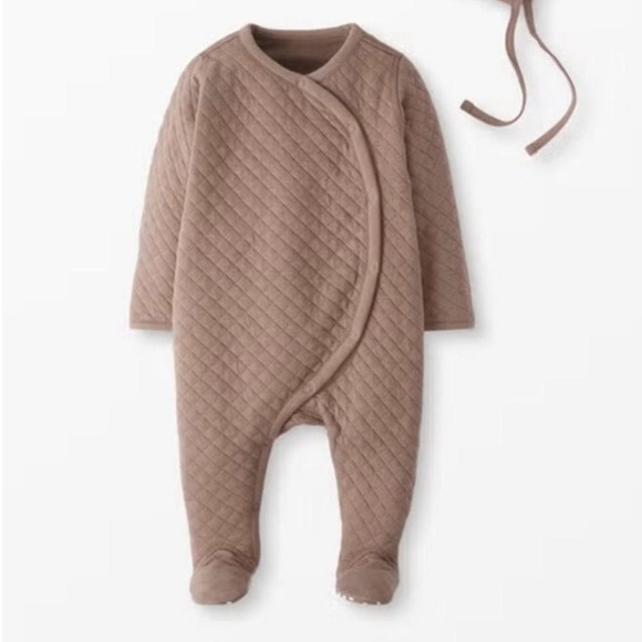 $18 ADD ON Hanna Andersson quilted footie 0-3M Zara Mini Boden Janie and Jack - Picture 4 of 4